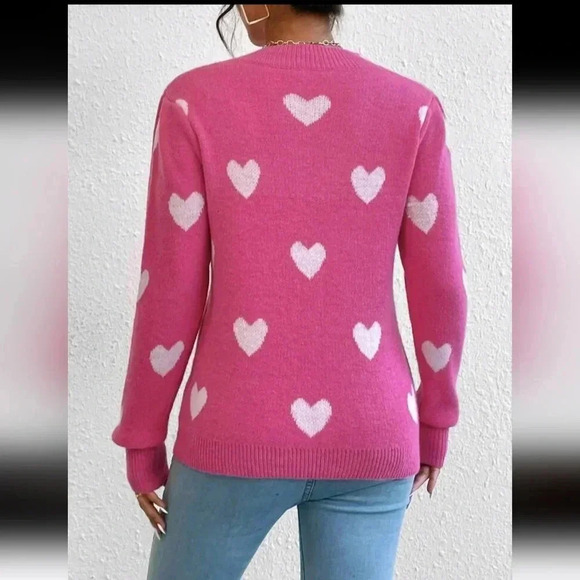 Heart Pattern Sweater - Picture 5 of 10